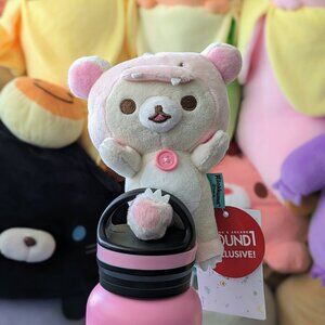 Round 1 San-x Mini Pink Dinosaur Rilakkuma